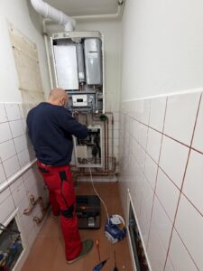 Horatherm v terénu při výměně plynového kotle
